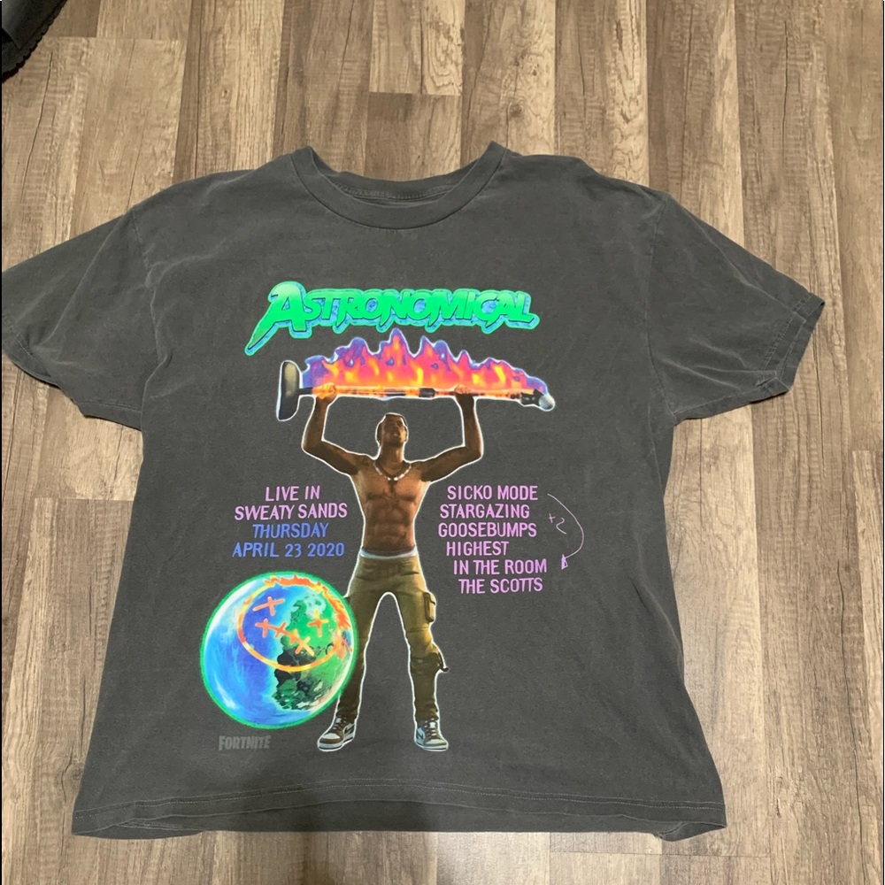 Travis Scott Astronomical tee